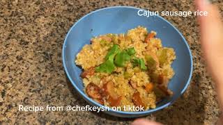 Thanksgiving Take Two Cajun Sausage Rice [upl. by Anemij924]