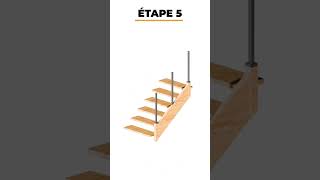 Kit Rénovation Inox pour Escalier Bois  Barres transversales [upl. by Reine24]