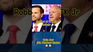 Robbed of RFK jr debate SNL weekend update snl weekendupdate rfkjr trump jdvance [upl. by Wolenik]