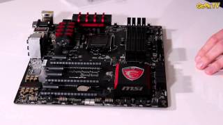 Komplettse  Unboxing av MSI Z97 GAMING 5 [upl. by Adoh]