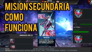 COMO FUNCIONA MISION SECUNDARIA DISPARO AL CORAZON DE HIERRO  FEBRERO MCOC [upl. by Arikaahs]