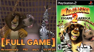 Madagascar Escape 2 Africa PS2 Longplay [upl. by Gloriane]