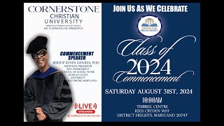 Cornerstone Christian University 2024 Commencement  EDS [upl. by Macleod]