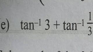 e arctan3  arctan13 class 12 math trigonometric solutions model question [upl. by Ashien956]