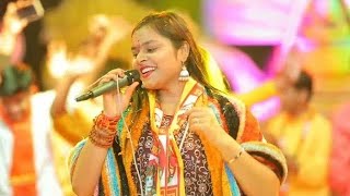 जरी की पगड़ी बांधे सुंदर आंखो वाला अधिष्टा अनुष्का  Singer Adhishta Anushka Shyam Bhajan [upl. by Eidna]