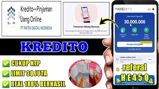 Kredito Cara Pinjam Uang Di Kredito Langsung Cair Ke Dana 2024 Kode Referal Kredito [upl. by Luamaj]