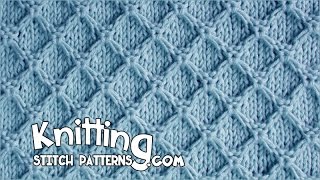 Diamond Honeycomb stitch [upl. by Eelyam]