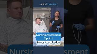 🌬️ How Do You Auscultate Lung Sounds NursingSkills BreathingAssessment nclex [upl. by Yolanda]