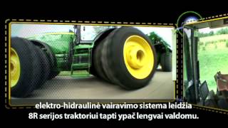 John Deere 8R serijos taktoriai [upl. by Anibur]