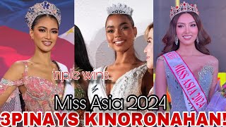 Hinakot ng Filipina queens ang Miss Asia 2024 title  Triple Wins ang ginawa nila sa International [upl. by Tuppeny]