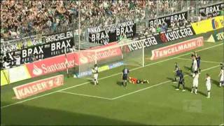 Borussia M´gladbach vs SC Freiburg 33Spieltag 201011 [upl. by Neiht]