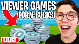 🔴LIVE  Fortnite CUSTOMS For VBUCKS Anyone Can Join [upl. by Lucic598]