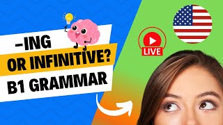 Infinitivo o Gerundio  Gramática del Inglés B1 [upl. by Nylareg]