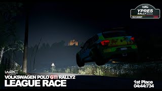 Racing the Volkswagen Polo GTI Rally2 at Ypres Rally Belgium 🌟🚗 [upl. by Madel]