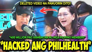 KAKAPASOK LANG TED FAILON NAG INIT ANG ULO NG NA HACKED ANG PHILHEALTH RIZA HONTIVEROS PLEASE HELP [upl. by Lynette]