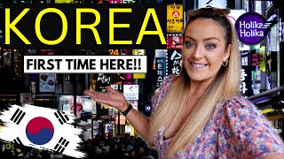 We cant believe we are in KOREA 🇰🇷  First Impressions of SEOUL KOREA This place is CRAZY [upl. by Nettle]