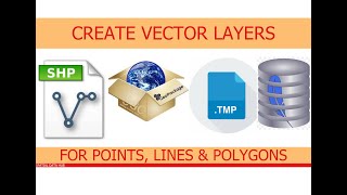 How to create vectors shapefiles geopackage SpatiaLite in QGIS [upl. by Geneva11]