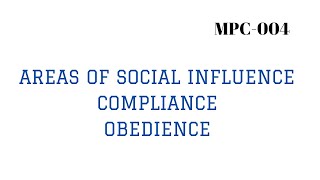 Social Influence  Compliance and Obedience [upl. by Eeliah]