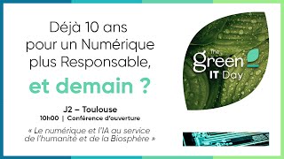 The Green IT Day  Conférence quotLe numérique et l’IA au service de l’humanité et de la Biosphèrequot [upl. by Noelyn]