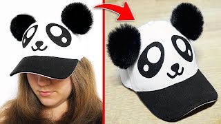 🐼DIY Gorra de Panda Kawaii 🐼 [upl. by Lrad]