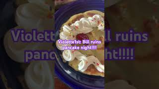 Violett1st bill ruins the pancakes violette1st funny rage comedy william memes [upl. by Wetzel]