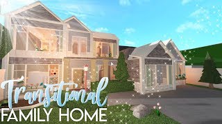 Bloxburg Transitional Family Home  70K  House Build [upl. by Kiah]