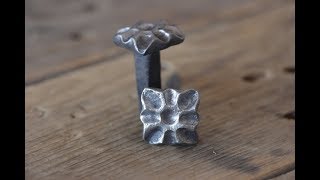 Blacksmithing for BeginnersForging Lesson 3 forging nails [upl. by Dann]