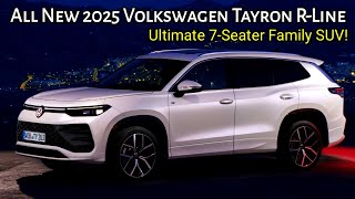 All New 2025 Volkswagen Tayron officially revealed Ultimate 7Seater Family SUV [upl. by Nassah]