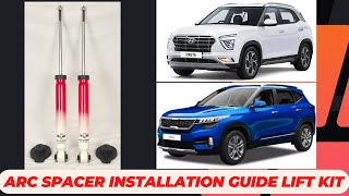 Rear Spacer Installation Guide for Kia Seltos amp Hyundai Creta For ARC Shock Absorber [upl. by Ys997]