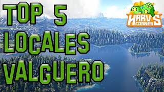 Ark Top 5 Base Locations Valguero  Ark Survival Evolved [upl. by Guod]