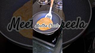 Wheat Flour Meetha Cheela Recipe  How to make Wheat flour pancake meethacheela desert [upl. by Asilana]