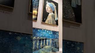 ytshortvideobeautiful glass diamond painting [upl. by Enatan]