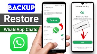 Whatsapp Backup Restore Android  How To Backup Whatsapp Data  Whatsapp Backup Restore Kaise Kare [upl. by Otilegna301]