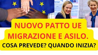 🔶 APPROVATO IL NUOVO PATTO EUROPEO SULLE MIGRAZIONI E ASILO COSA CAMBIERA [upl. by Nylirahs456]