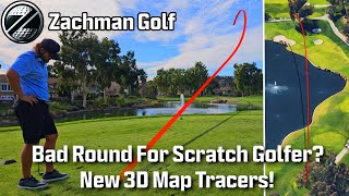 What Does It Look Like When A Scratch Golfer Plays BAD 9 Holes at Tijeras Creek with 3D Tracers [upl. by Amitaf]