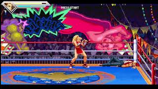 Maki  King Of Fighters Maki Garou Rage of the Wolves OpenBoR SNK Full playthrough [upl. by Ydner513]