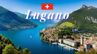 Lugano Walking Tour  Exploring the Enchanting town of Ticino Switzerland [upl. by Kermit]