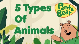 Animal classification for Kids  Mammals Birds Reptiles Amphibians amp Fish  Animal Groups [upl. by Aerdma]