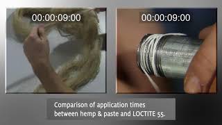 LOCTITE 55 Afdichtingskoord op Rol  CROP [upl. by Saffian]