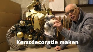 Kerstdecoratiie maken [upl. by Ladnik]