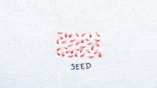 How to do the Seed Stitch [upl. by Adnah]