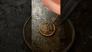 This Dominican Republic 1 peso coin makes an interesting coin as it’s only copper plated [upl. by Naji]