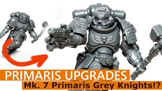 Kitbashing Primaris part 1 swapping heads shoulder pads and arms [upl. by Aciria222]