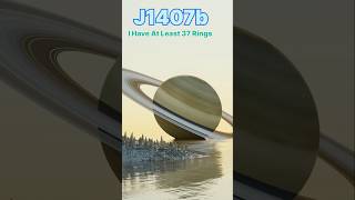 Chariklo vs saturnu vsj1407b  which planets has largest rings shorts space universe earth [upl. by Deron]