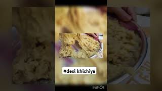 Desi khichiya 🤌😋marwadi khichiyapapad desistylecooking shortvideo 😀 [upl. by Ahsikrats]