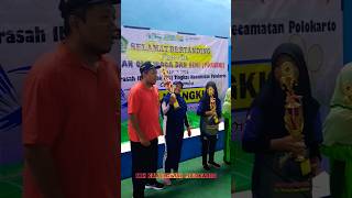 Semangat Juang Ayo Berprestasi badminton porsenipolokarto mimkarangwunipolokarto [upl. by Collyer737]