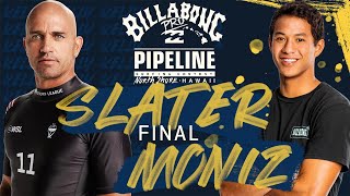 Kelly Slater vs Seth Moniz FINAL  FULL HEAT REPLAY Billabong Pro Pipeline [upl. by Novla]