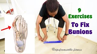 9 Exercises To Help Improve And Prevent Bunions [upl. by Atiuqet]