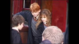 Scène de Tournage à la Station PréauLard avec Harry Ron et Hermione HP à lécole des sorciers [upl. by Gnay]