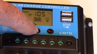 Tutorial Programming Charge Controller on WSS 601 Solar Suitcase [upl. by Halet]